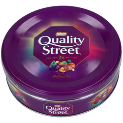 Продуктови Категории Шоколади Quality Street  Шоколадови бонбони в метална кутия 480 гр
